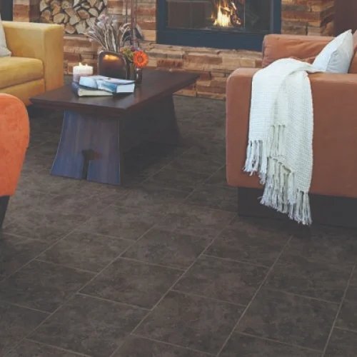 designing a room with tile flooring